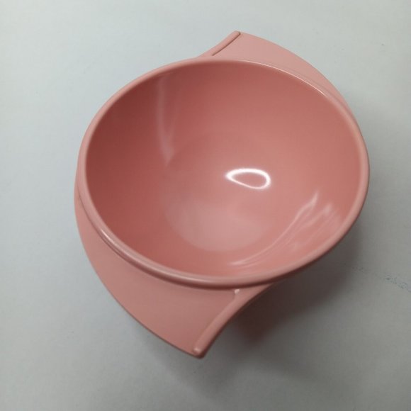 Vintage Boonton Ware Melamine Sugar Bowl Creamer Saucer Set Pink USA Made - Picture 15 of 16